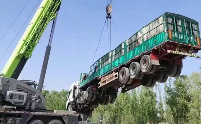 龙口道路脱困救援案例